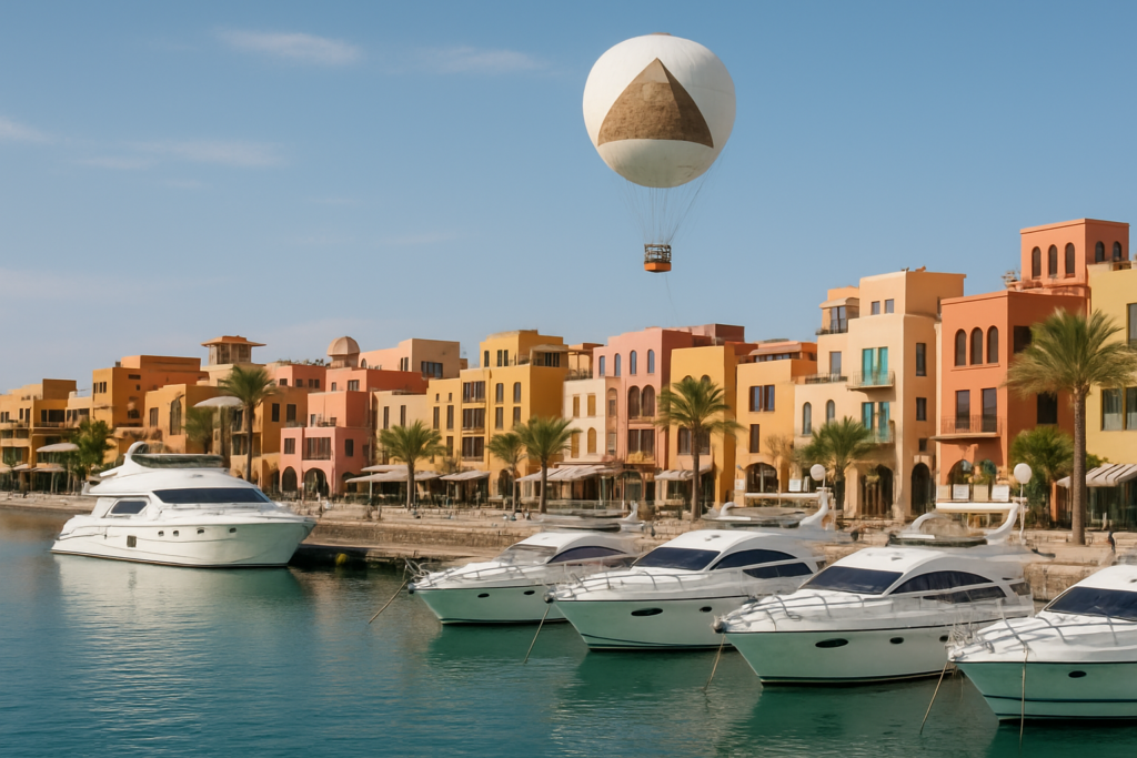 El Gouna Boat Show & Pyramiden-Fesselballon: Zwei neue Highlights für Lastminute-Urlauber im Oktober 2026