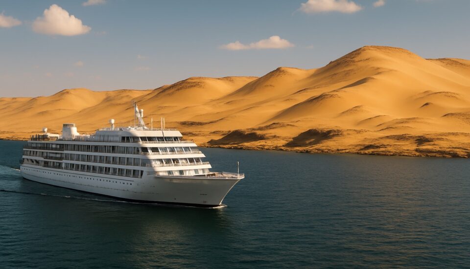 Kreuzfahrtschiff auf dem Nassersee